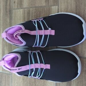 Reebok New Girl's Rainbow Slip-on Light Weight Sneakers Size 2